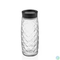 Kép 1/2 - IRIS C-00396 Visible Crystal üveg tároló 1.600ml, fekete vagy elfántcsont színű