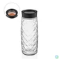 Kép 2/2 - IRIS C-00396 Visible Crystal üveg tároló 1.600ml, fekete vagy elfántcsont színű