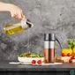 Kép 7/7 - IRIS C-00413 Olaj és ecet üveg kiöntő 500ml , szürke vagy fekete színű