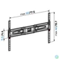 Kép 5/7 - Meliconi Flatstyle FS600 DW 50"-86" fix fali TV konzol