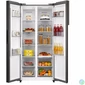 Kép 3/4 - Midea MDRS619FIE46 inox, Side-by-Side, Hűtő:271L, Fagyasztó:189L, No frost hűtőszekrény