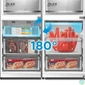 Kép 12/15 - Midea MDRB548MME46 Space master inox, alulfagyasztós, Hűtő: 271L, Fagyasztó:130L, No frost hűtőszekrény