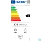 Kép 15/15 - Midea MDRB548MME46 Space master inox, alulfagyasztós, Hűtő: 271L, Fagyasztó:130L, No frost hűtőszekrény