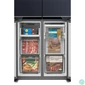 Kép 9/18 - Midea MDRM587BIE70 inox, négyajtós, Hűtő:276L, Fagyasztó:150L, No frost hűtőszekrény