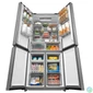 Kép 12/13 - Midea MDRM691FIE46 inox, négyajtós, Hűtő:345L, Fagyasztó:170L, No frost hűtőszekrény