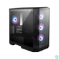 Kép 1/2 - MSI PANO M100R PZ BLACK ARGB (táp nélküli) ablakos mATX ház