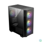 Kép 1/2 - MSI FORGE M100R (táp nélküli) ablakos 4xARGB fekete mATX ház