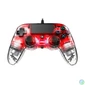 Kép 6/10 - Nacon 2804955 Compact PS4 vezetékes átlátszó-halványpiros kontroller