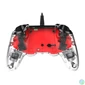 Kép 7/10 - Nacon 2804955 Compact PS4 vezetékes átlátszó-halványpiros kontroller