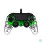 Kép 1/9 - Nacon 2804956 Compact PS4 vezetékes átlátszó-halványzöld kontroller