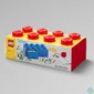 Kép 5/5 - LEGO Fiókos tárolódoboz 2x4, piros