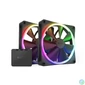 Kép 1/5 - NZXT 140 mm Aer RGB 3 Double fekete hűtőventilátor