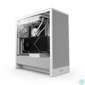 Kép 1/6 - NZXT H5 Flow (2024) fehér (táp nélküli) ablakos mATX ház
