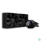 Kép 1/4 - NZXT Kraken 240 240mm 2x120mm AIO LCD fekete vízhűtéses processzor hűtő