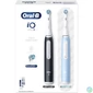 Kép 2/4 - Oral-B iO series 3 Matt Black/Ice Blue Duo elektromos fogkefe