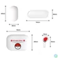 Kép 5/5 - OTL PK0860 Pokémon Pokeball True Wireless Bluetooth fülhallgató
