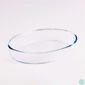 Kép 1/3 - BORCAM ovális hőálló üvegedény 2.360ml, 306*216*60mm 