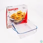Kép 2/3 - BORCAM négyzetes hőálló üvegedény fogóval  1.950ml, 256*220*60mm 