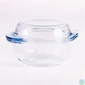 Kép 4/4 - BORCAM ovális hőálló üvegedény tetővel, fogóval 840ml, 190*159*60mm 