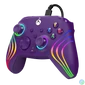 Kép 2/7 - PDP 049-024-PR Afterglow Wave Xbox Series X|S/Xbox One/PC vezetékes RGB LED lila kontroller