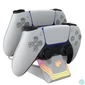 Kép 4/5 - PDP 052-022-WH Afterglow Wave PlayStation 5 DualSense RGB fehér kontroller töltőállomás