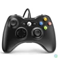 Kép 1/4 - PRC PRCX360WRDBK Xbox 360/PC vezetékes fekete kontroller
