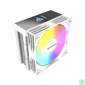 Kép 1/4 - RAIDMAX AM1204W ARGB 120mm fehér hőfok kijelzős processzor hűtő