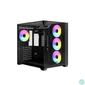 Kép 1/5 - RAIDMAX i620 BLACK ATX  fekete számítógépház