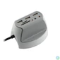 Kép 1/3 - Sbox DH-1 3xUSB2.0 + 2x3,5mm + SD olvasó asztali elosztó