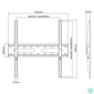 Kép 5/6 - Sbox PLB-2544F-2 32" - 70" fix fali TV konzol