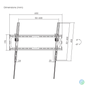 Kép 7/8 - Sbox PLB-3446T-2 37"-80" dönthető fali TV konzol