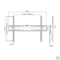 Kép 3/3 - Sbox PLB-4269T 60"-100" dönthető fali TV konzol