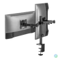 Kép 4/10 - Sbox LCD-352/2-2 17"-32" dönthető, forgatható asztali dual monitor tartó konzol