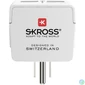 Kép 2/2 - SKROSS csatlakozó átalakító az Egyesült Államokba, beépített USB töltővel