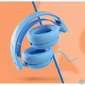 Kép 3/7 - Skullcandy Grom kék vezetékes mikrofonos gyerek fejhallgató
