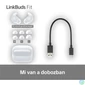 Kép 15/16 - Sony WF-LS910N Linkbuds Fit zajszürős True Wireless Bluetooth fehér fülhallgató