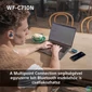 Kép 10/13 - Sony WFC710 True Wireless Bluetooth zajszűrős fekete fülhallgató