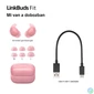 Kép 15/15 - Sony WF-LS910N Linkbuds Fit zajszürős True Wireless Bluetooth rózsaszín fülhallgató