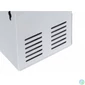Kép 1/8 - Stalflex CR19-2U-130-W 19" 2U 130 mm mély fehér fém ajtós fém szekrény