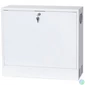 Kép 2/8 - Stalflex CR19-2U-130-W 19" 2U 130 mm mély fehér fém ajtós fém szekrény