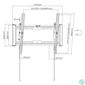 Kép 4/4 - Stansson WM-3270 32"-70" dönthető fali TV konzol