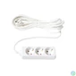 Kép 2/2 - TOO PSW-350 3 aljzat 5 méter 3x1.5mm2 fehér elosztó