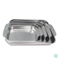 Kép 2/2 - TOO KT-293 Fémtálca fogóval 45.5 x 27 x 5.8 cm