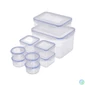Kép 1/4 - TOO KT-143 10db-os ételtároló doboz szett, 4x180ml, 4x400ml, 1x1.500ml, 1x4.200ml