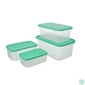 Kép 6/6 - TOO KT-144 4 db-os téglalap ételtároló doboz szett 800ml+1.800ml+2.800ml+4.800ml