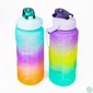 Kép 4/4 - TOO KT-397 2000ml-es színátmenetes motivációs kulacs idézetekkel és időskálával