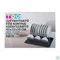 Kép 3/3 - TOO KT-608 Szétnyitható fém konyhai edényszárító 43x32x20cm
