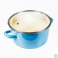 Kép 1/5 - TOO LINE BLUE 5,5 literes, 24cm átmérő, 12cm magasságú lábas (fazék) üveg fedővel