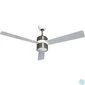 Kép 1/4 - TOO FANC-120-333-W fali kapcsolós mennyezeti ventilátor LED világítással, 120 cm