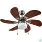 Kép 1/3 - TOO FANC-76-300-WOOD mennyezeti ventilátor LED világítással 76cm
